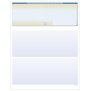 Blank Laser Check Stock - High Security - Check On Top