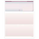 Blank Laser Check Stock - High Security - Check On Top
