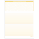 Blank Laser Check Stock - Check On Top