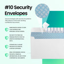 #10 Windowless Security Envelopes - 500 Ct.