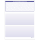 Blank Laser Check Stock - Check On Top